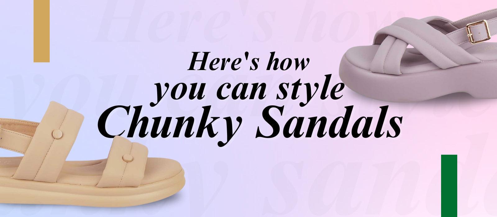Here’s how you can style chunky sandals - Tresmode