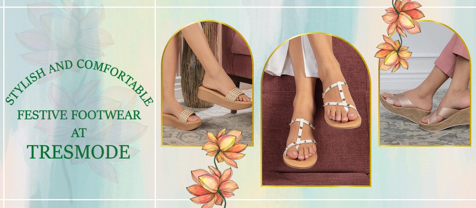 Stylish and Comfortable Festive Footwear at Tresmode - Tresmode