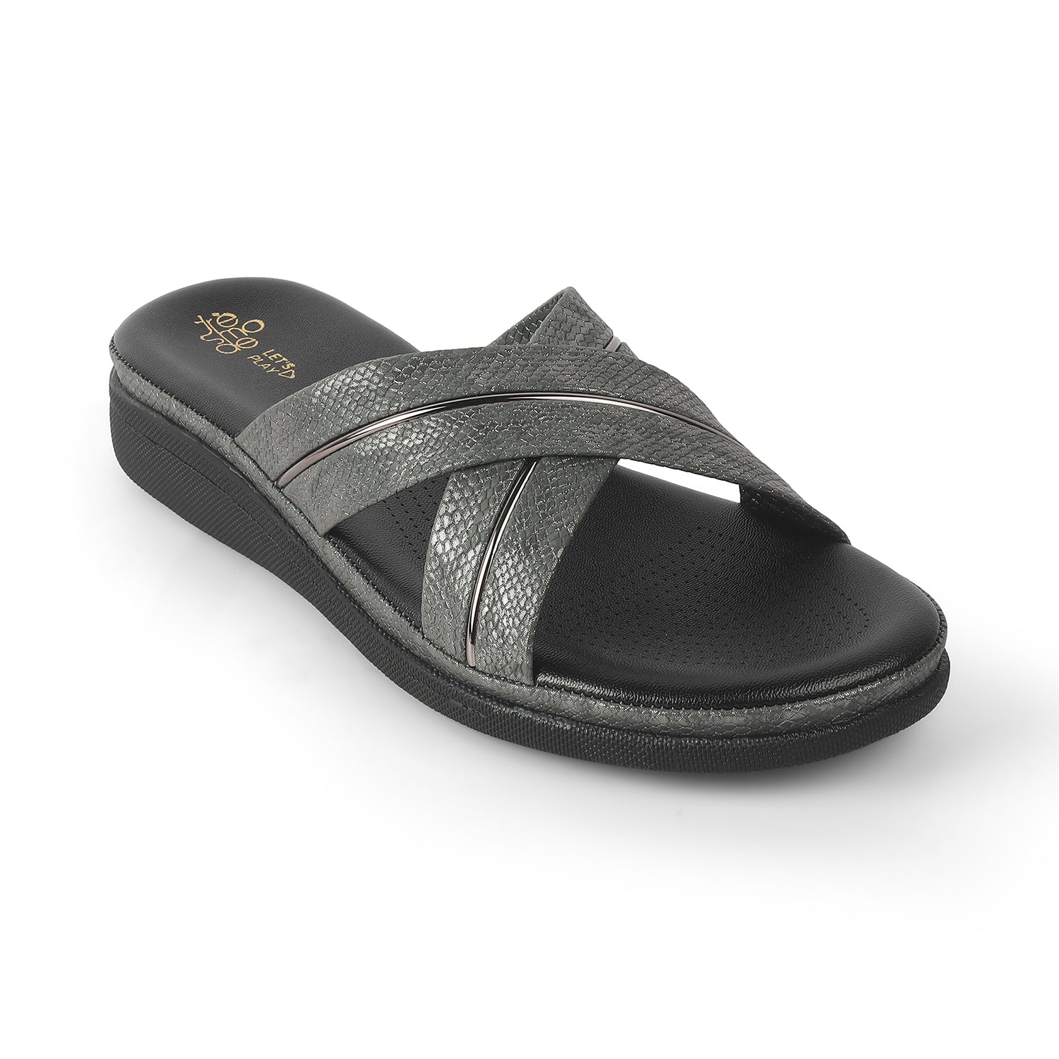 Tresmode Slide Black Women's Casual Flats