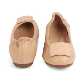 Tre Beige Women's Super Comfortable Ballerinas Tresmode