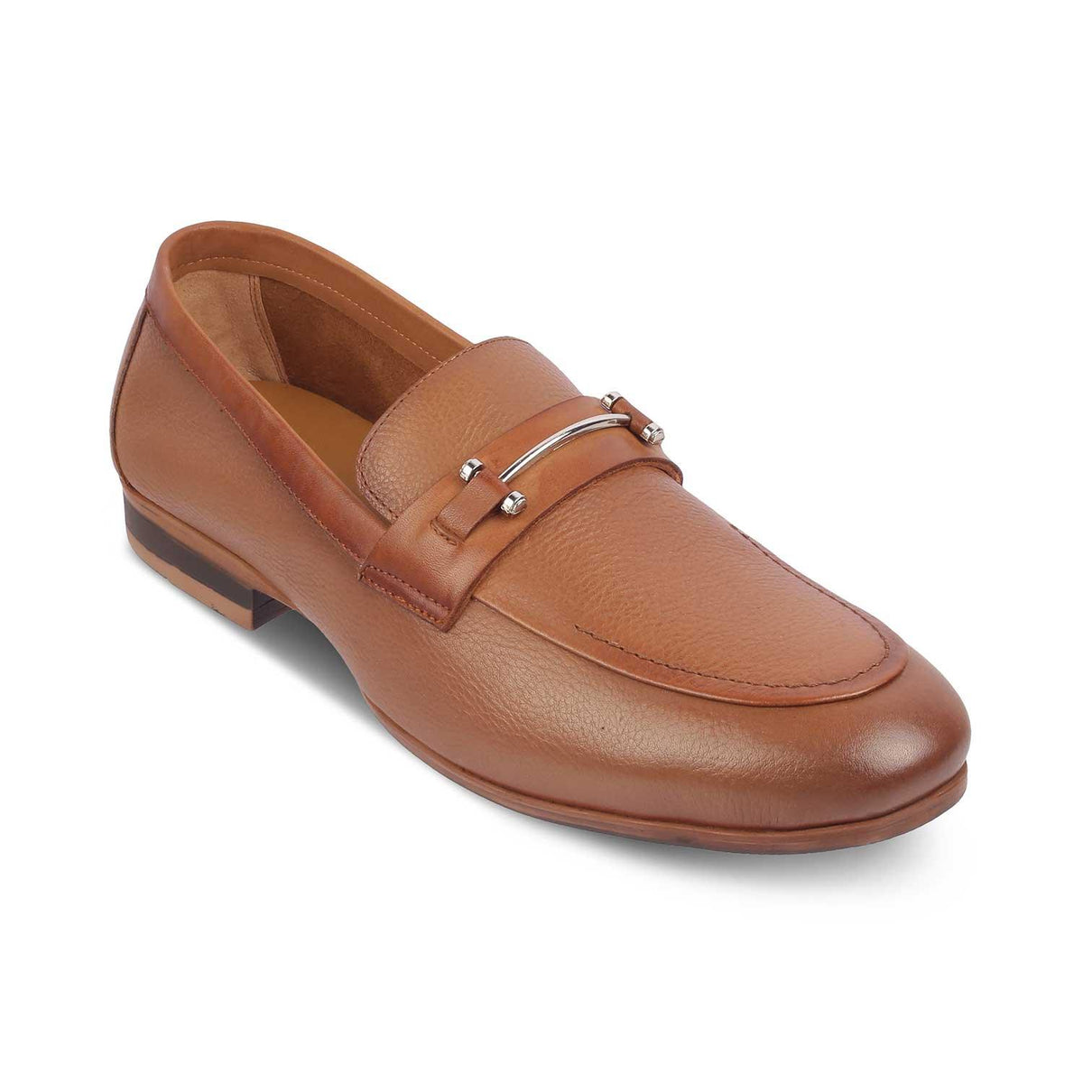 The Bone Tan Men's Leather Loafers Tresmode - Tresmode