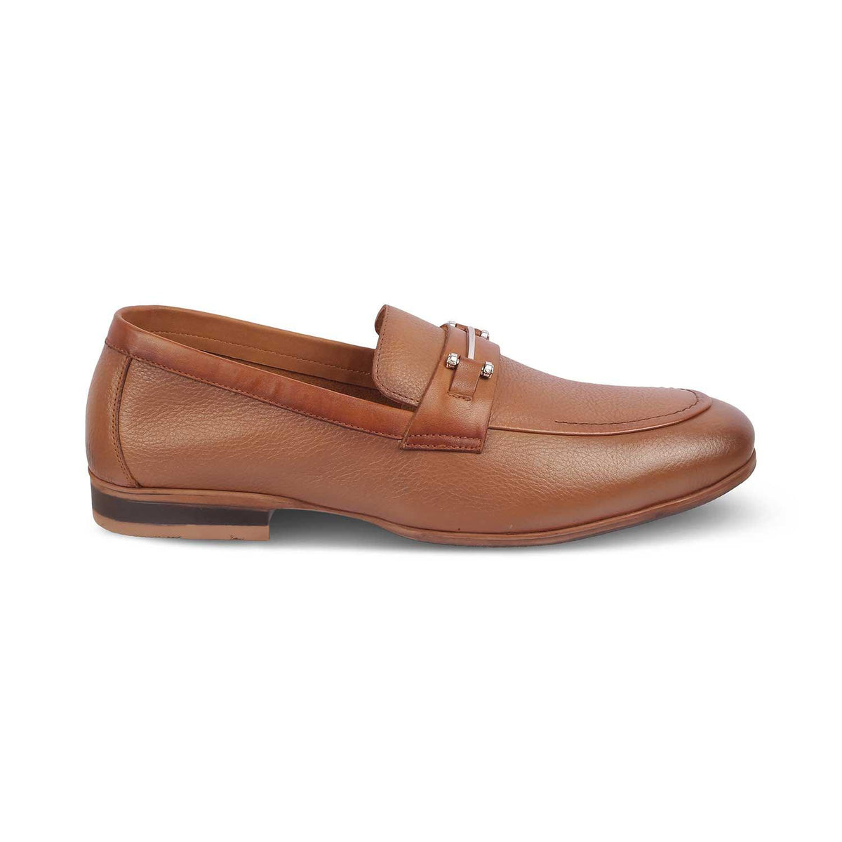 The Bone Tan Men's Leather Loafers Tresmode - Tresmode