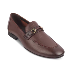 The Bologna Brown Men's Leather Loafers Tresmode - Tresmode