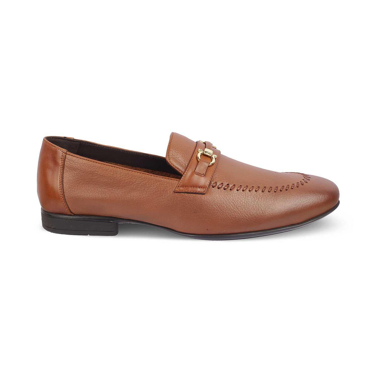 The Bologna Tan Men's Leather Loafers Tresmode - Tresmode