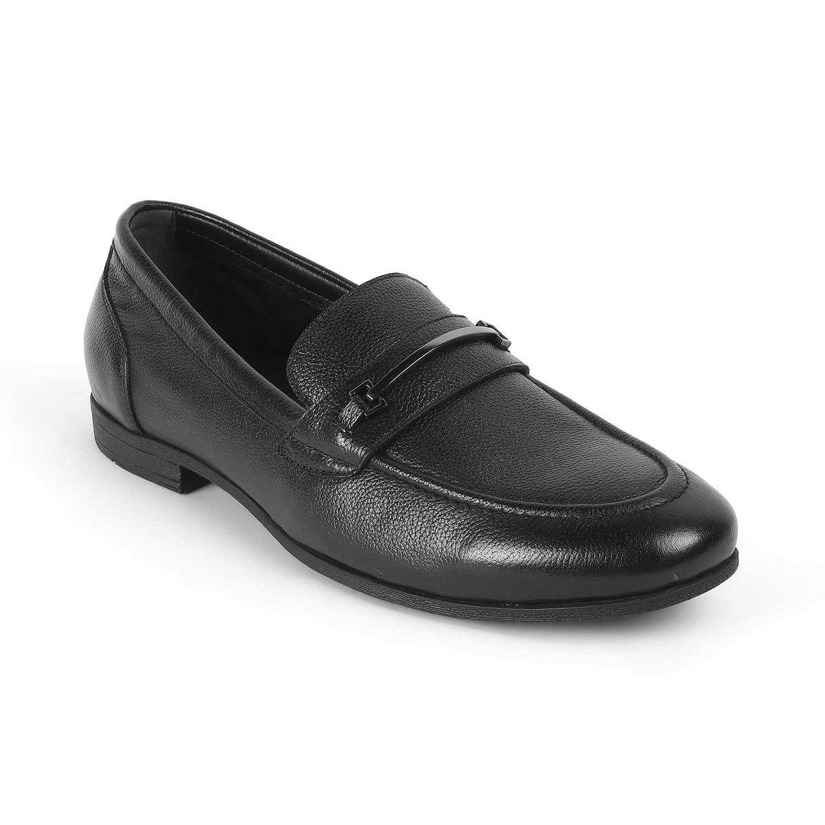 Tresmode Byron Black Men's Leather Loafers