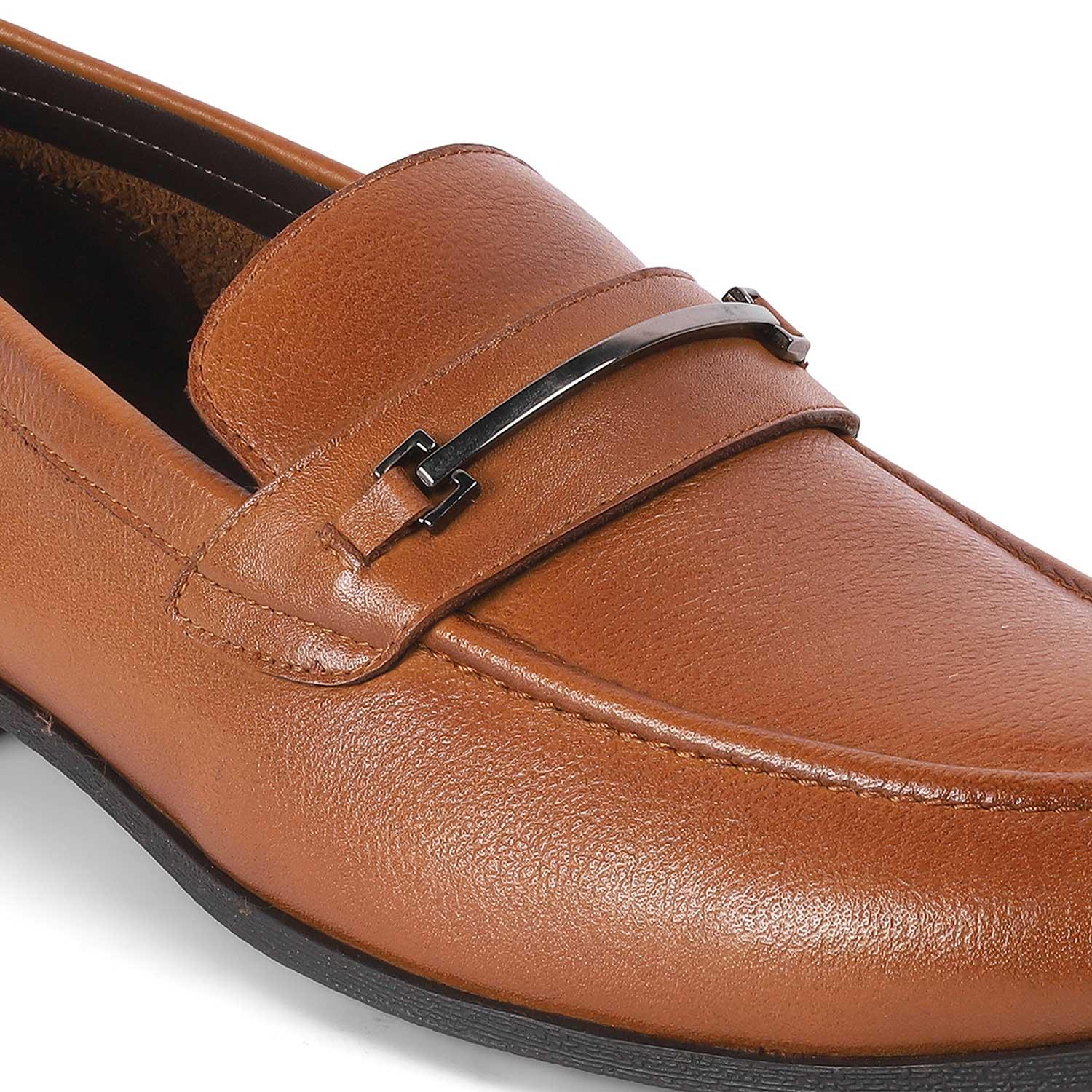 Tresmode Byron Tan Men's Leather Loafers