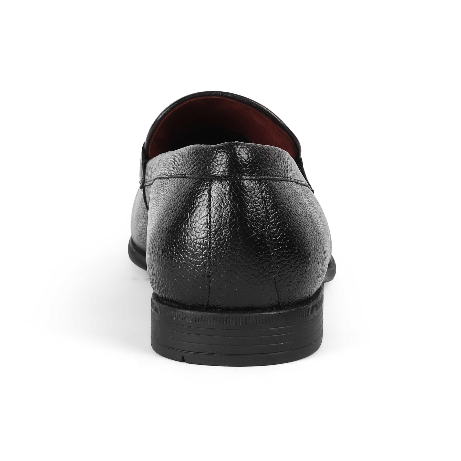 Tresmode Even Black Men's Leather Loafers