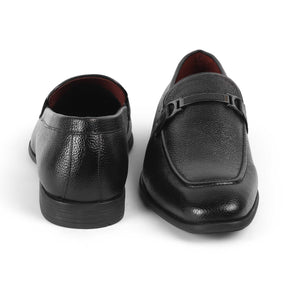 Tresmode Even Black Men's Leather Loafers