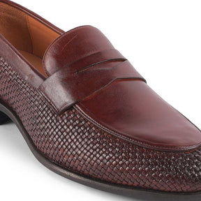 Jim Brown Men's Formal Leather Penny Loafers Tresmode