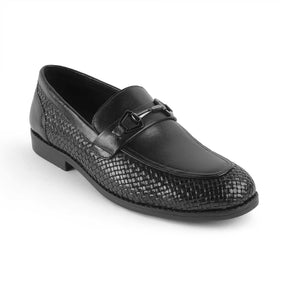 Julio Black Men's TPR Sole Loafers Tresmode