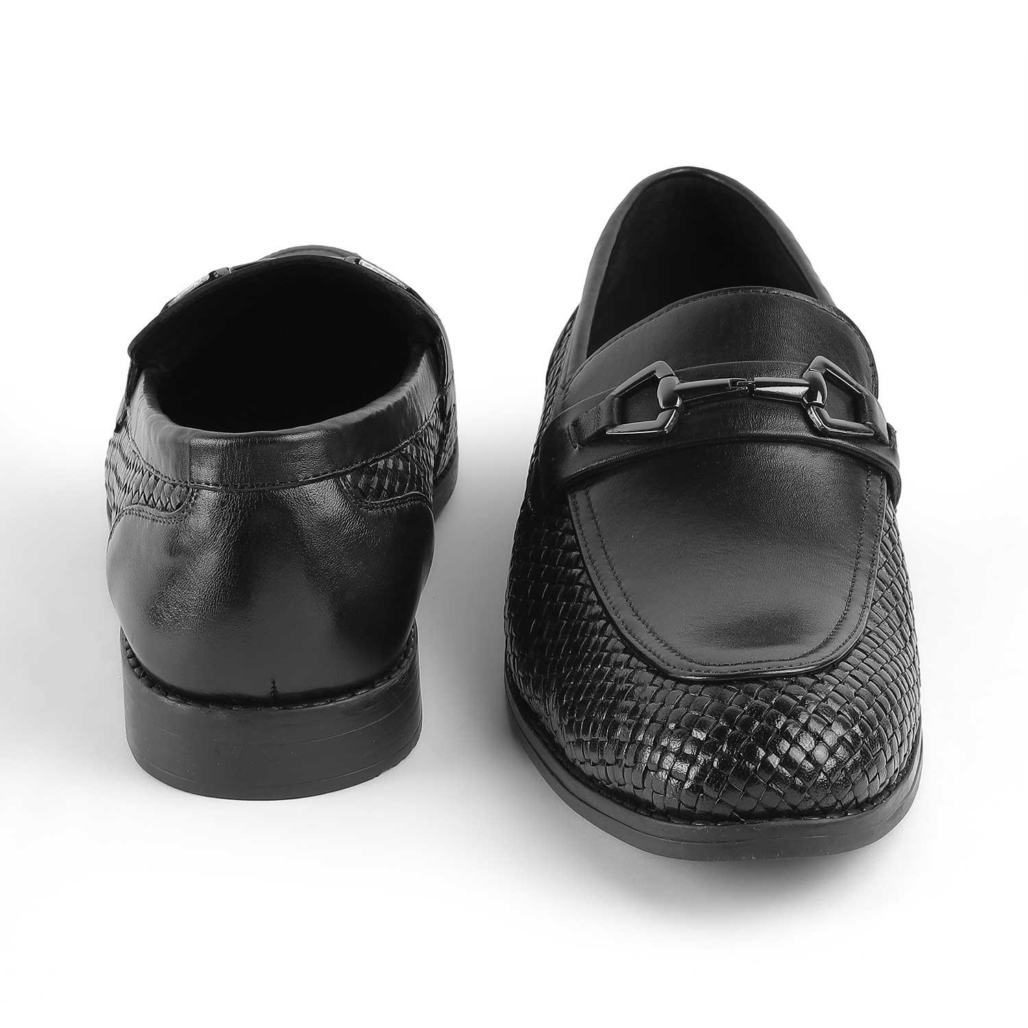 Julio Black Men's Sophisticated Loafers Tresmode