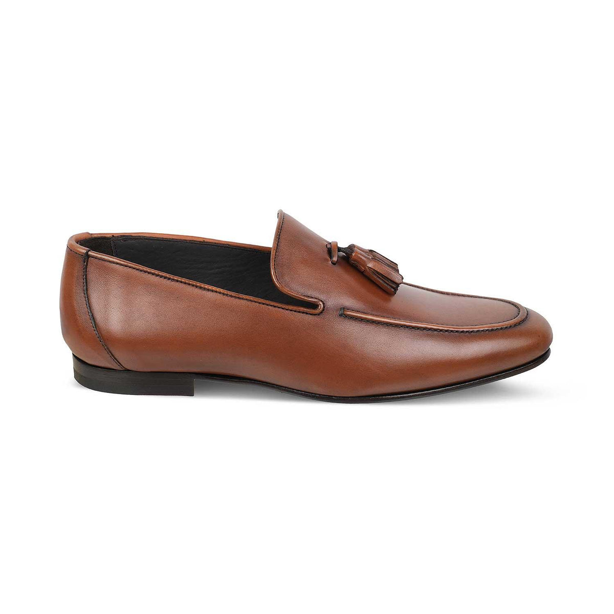 The Mancio Tan Men's Handcrafted Leather Loafers Tresmode - Tresmode