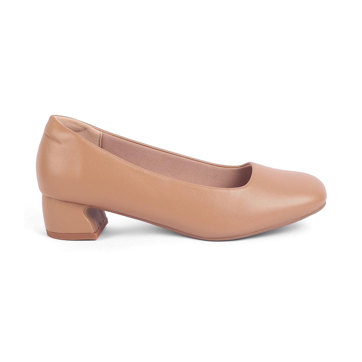 Riyan Camel Women's TPR Sole Pumps Tresmode