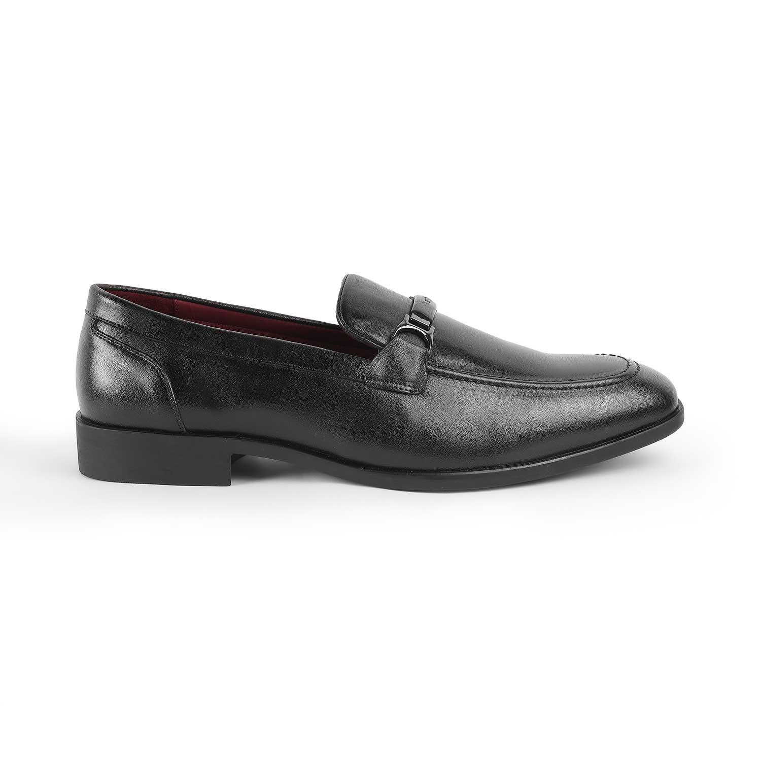 Rofel Black Men's Leather Loafers Tresmode