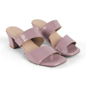 Tresmode Sania Lilac Women's Dress Block Heel Sandals