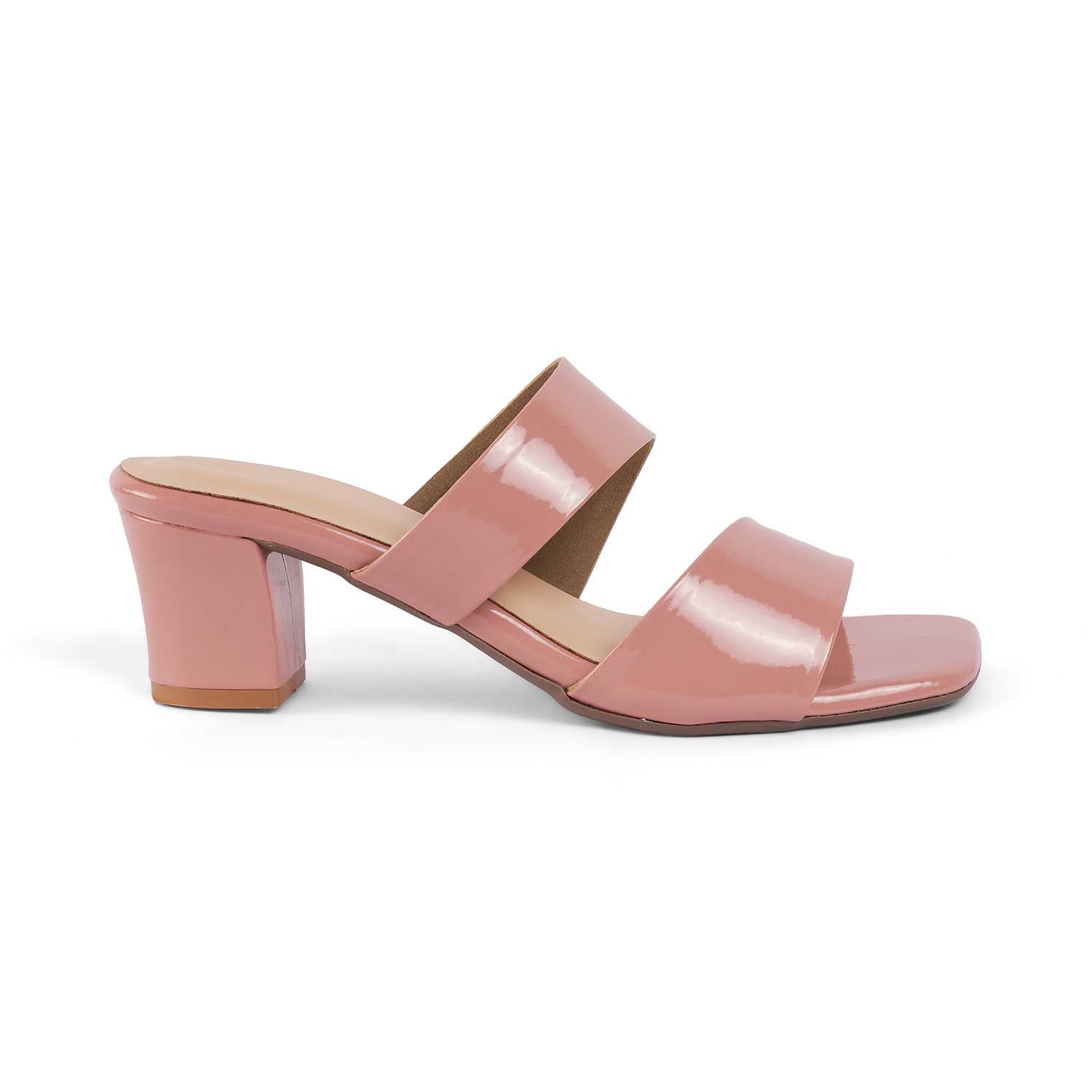 Tresmode Sania Pink Women's Dress Block Heel Sandals