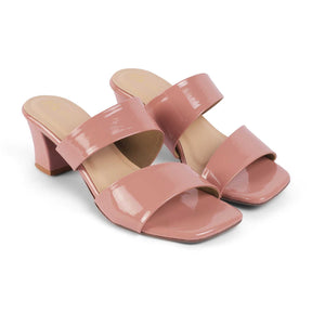 Tresmode Sania Pink Women's Dress Block Heel Sandals