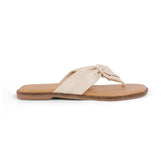 Tresmode Tie Beige Women's Casual Flats