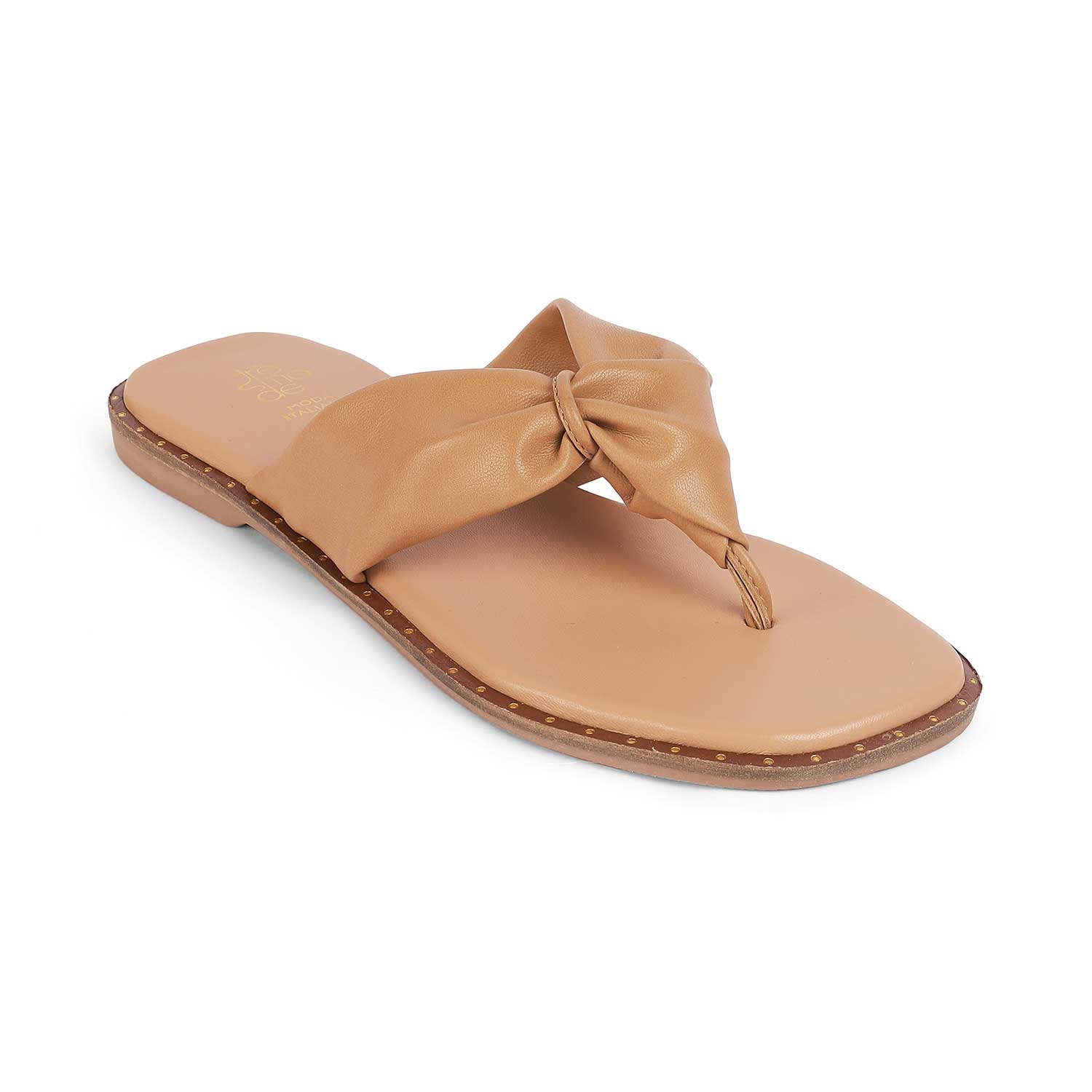 Tresmode Tie Tan Women's Casual Flats