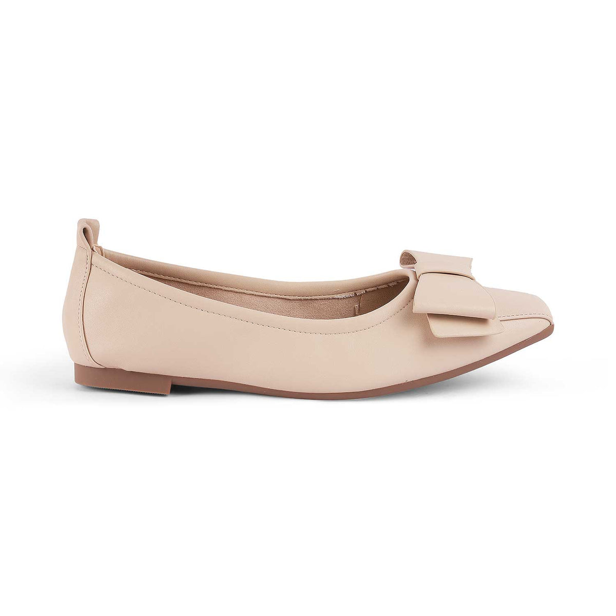 Tresmode Treiu Beige Women's Dress Ballerinas