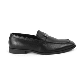 Tresmode Umac Black Men's Leather Loafers