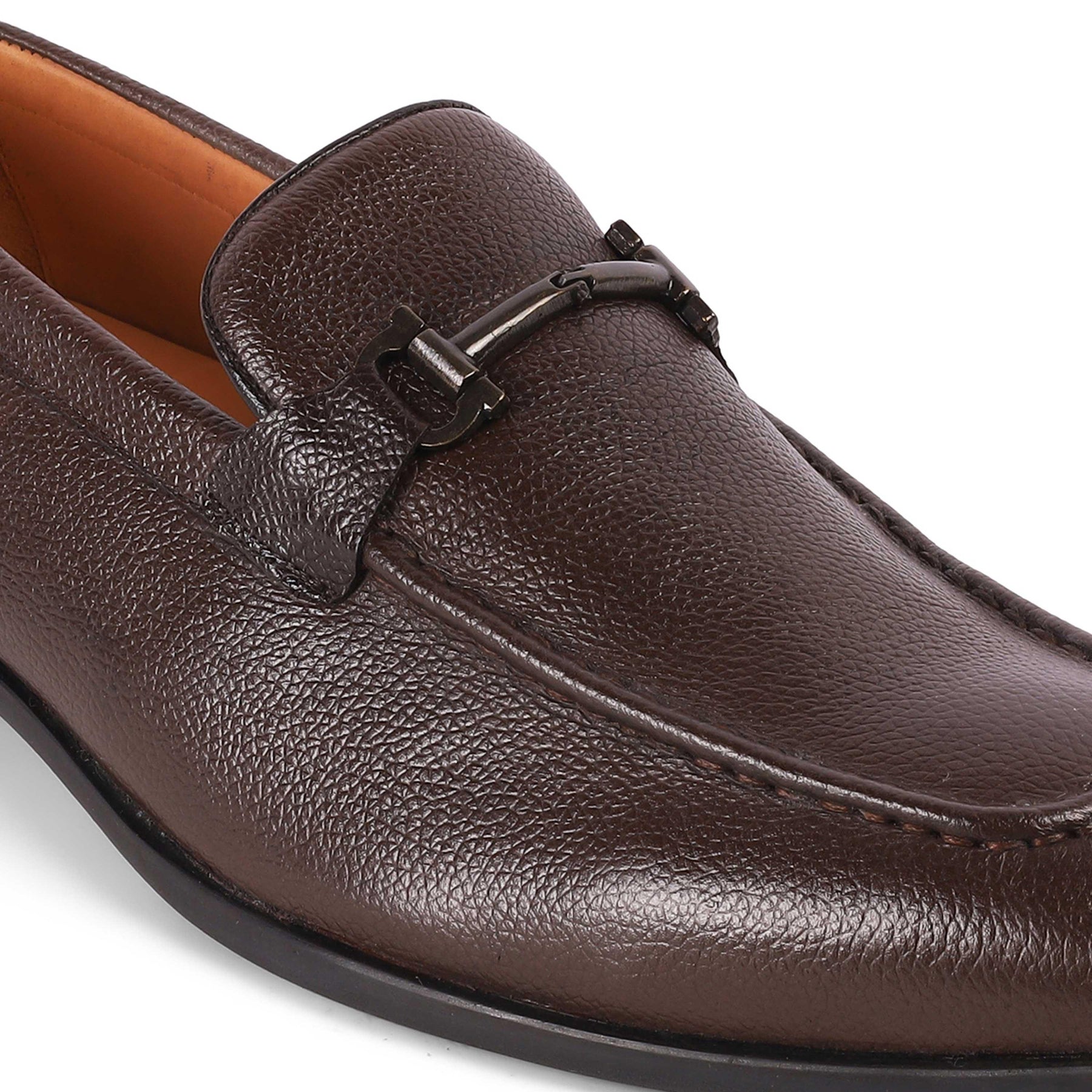 Tresmode Umac Brown Men's Leather Loafers