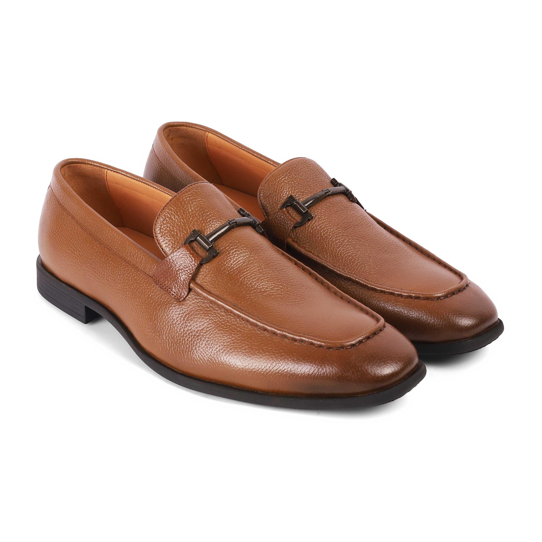 Tresmode Umac Tan Men's Leather Loafers