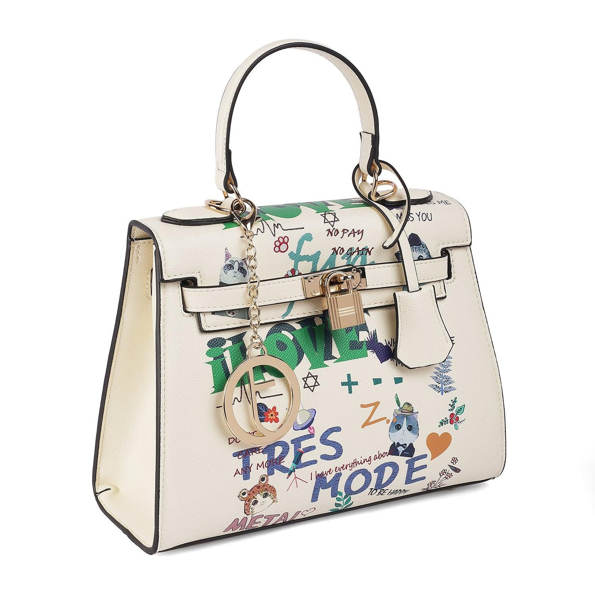 Tresmode Joy White Women's Handbag