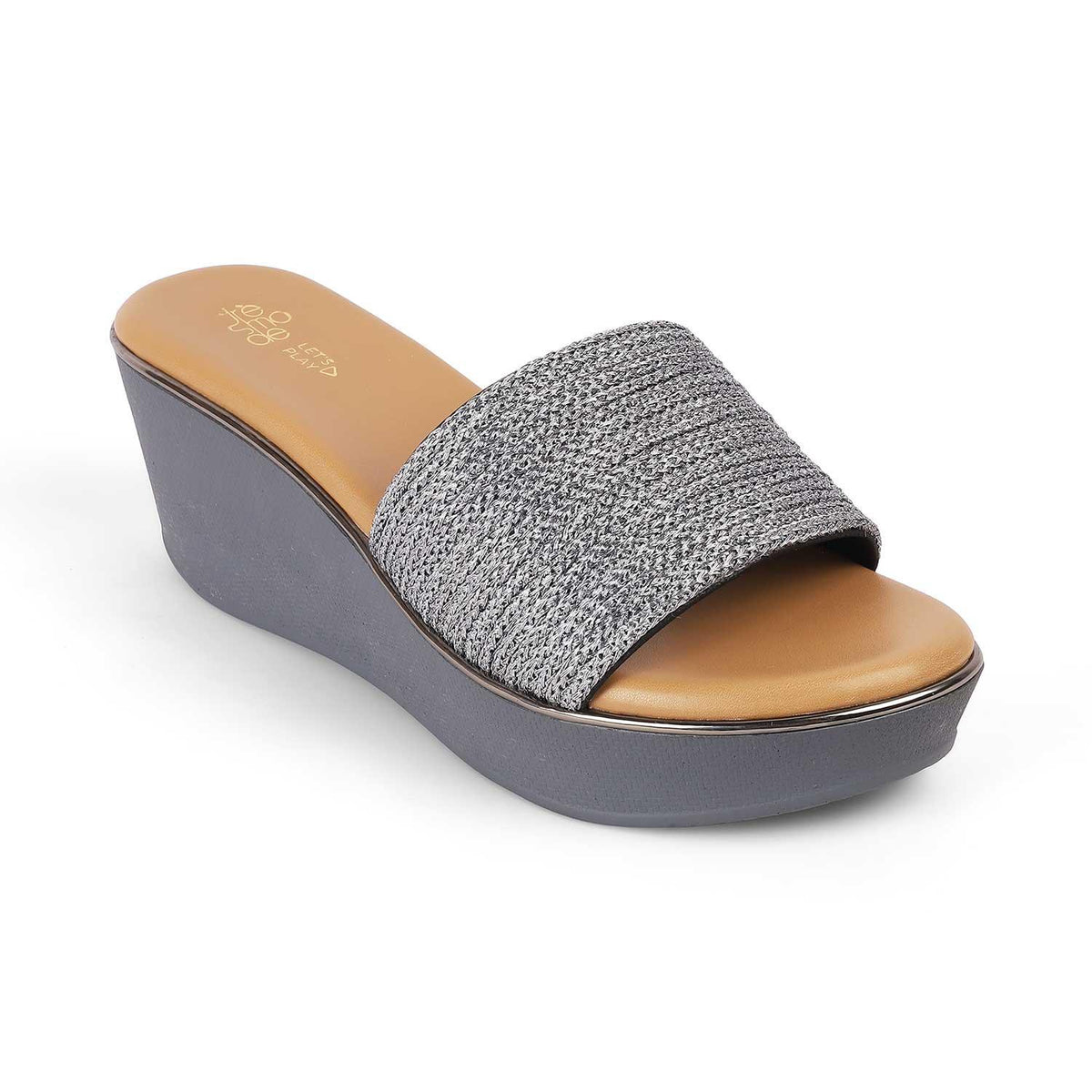 Alake Pewter Women's Vegan-Friendly Wedges Tresmode