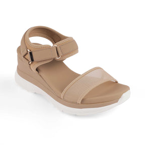 Tresmode Anci Beige Women's Casual Wedge Sandals