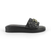 Tresmode Arezzo Black Women's Casual Platform Wedges