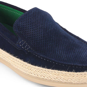 Bath Blue Men's Casual Leather Loafers Tresmode