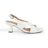 Tresmode Belize White Women's Dress Heel Sandals