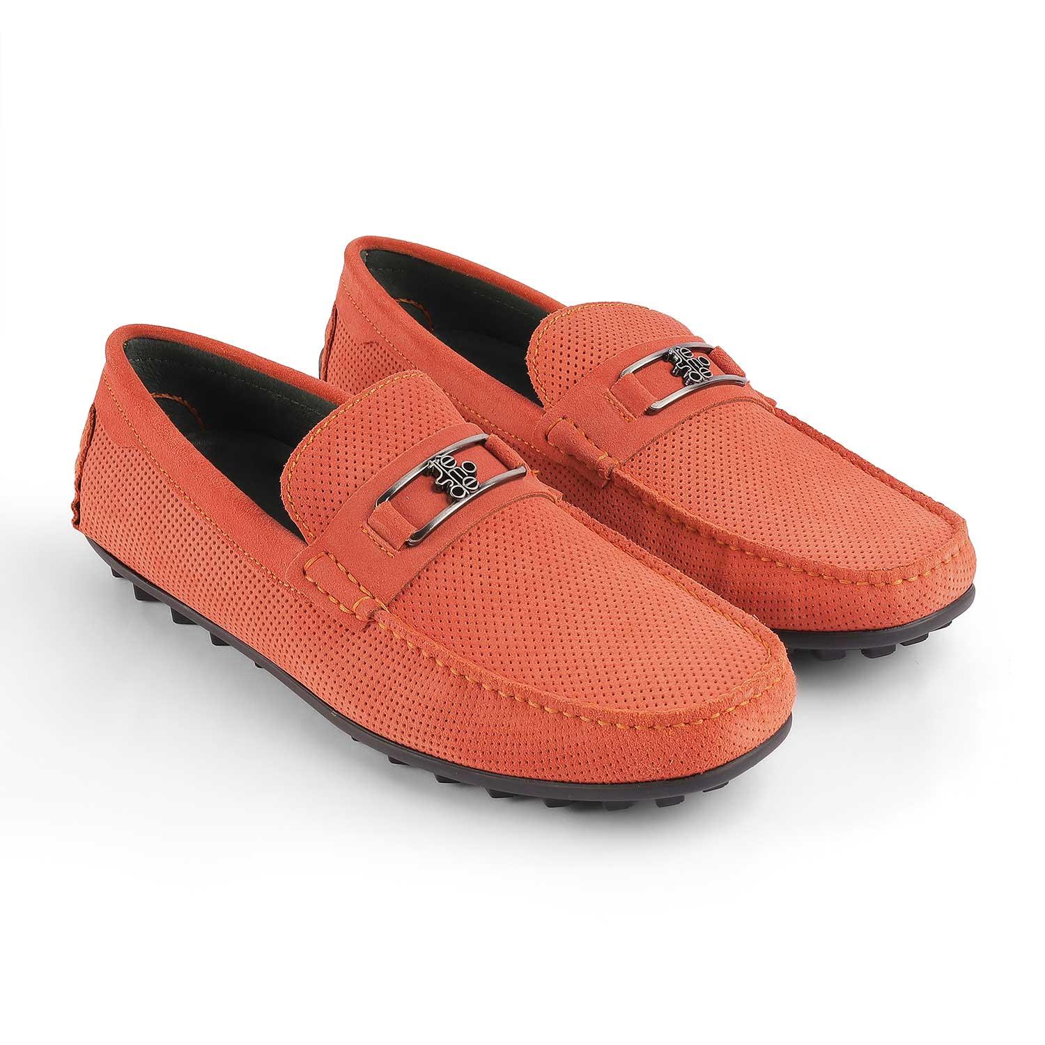 Mens orange driving shoes online