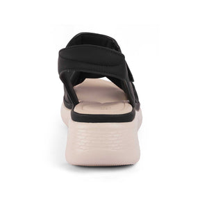 Tresmode Burze Black Women's Casual Wedge Sandals