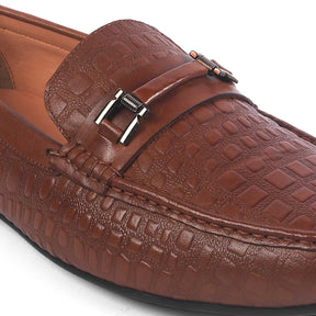 Men's Formal Leather Driving Loafers Tresmode