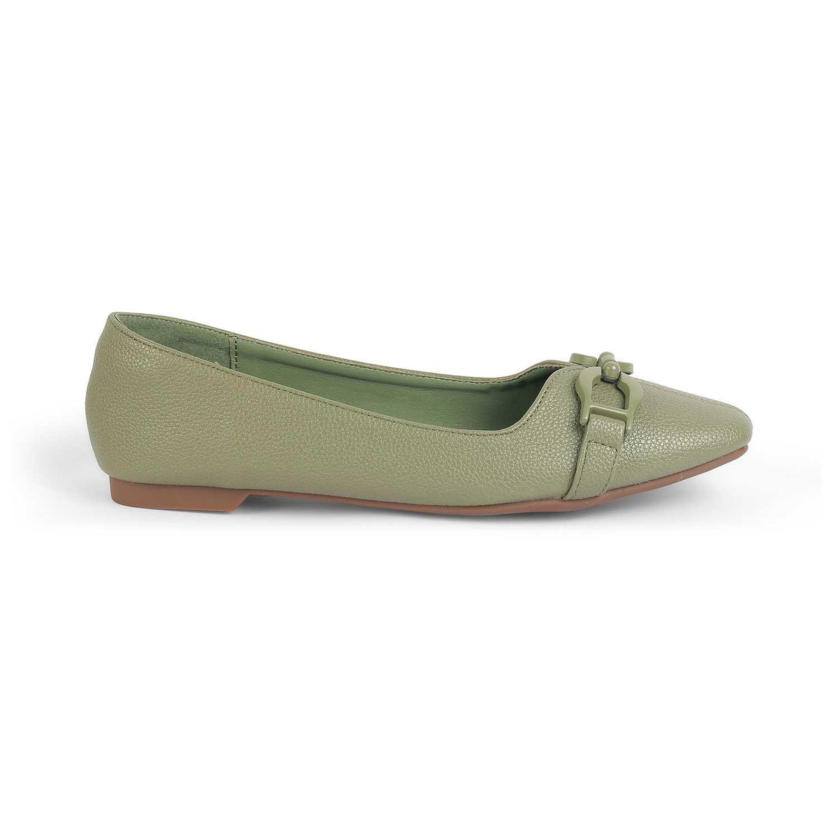 Fare Green Women's TPR Sole Ballerinas Tresmode