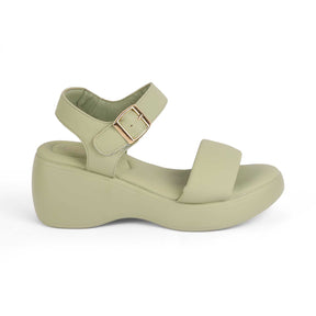 Tresmode Fashio Green Women's Casual Wedge Sandals