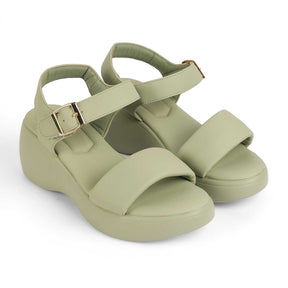 Tresmode Fashio Green Women's Casual Wedge Sandals