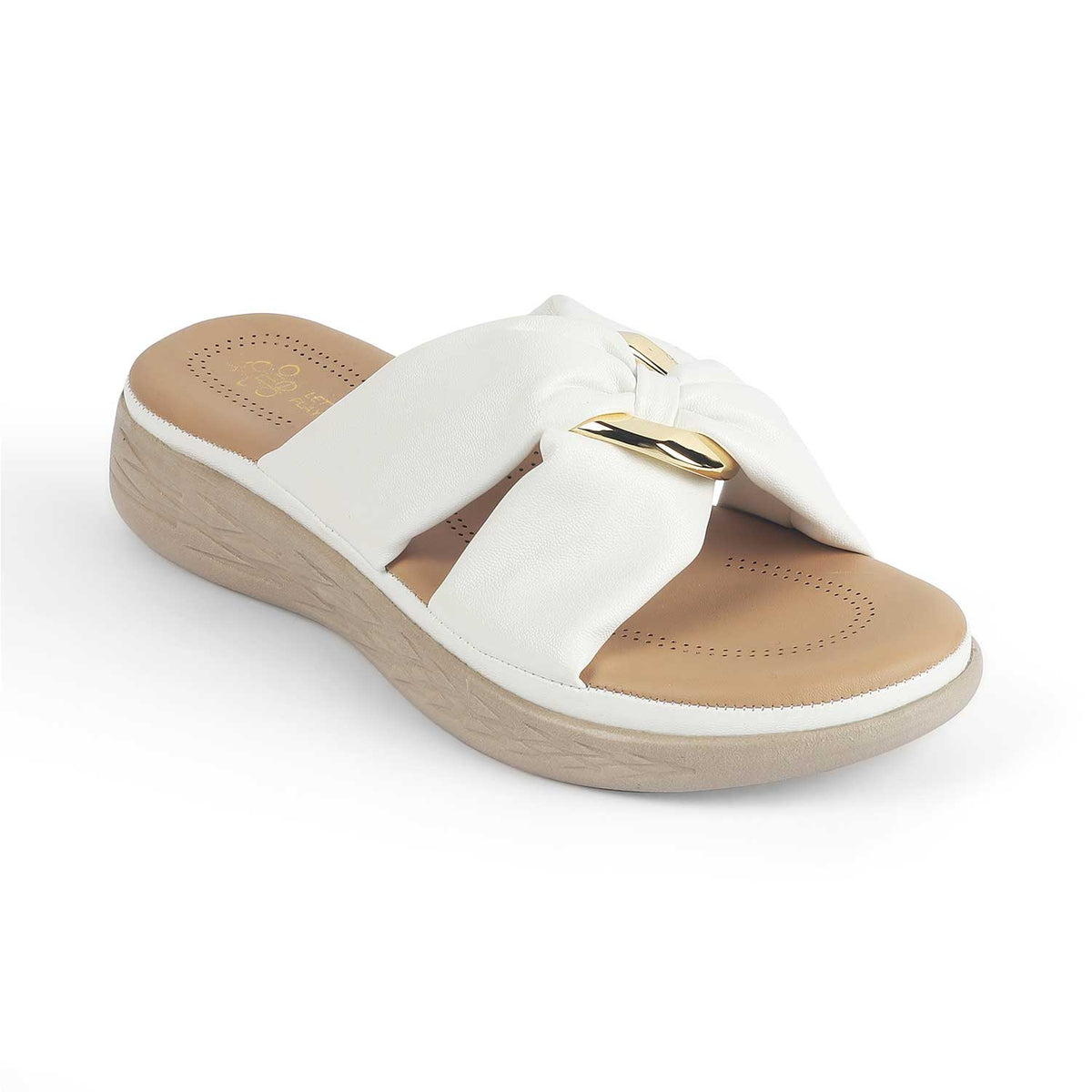 Women's White Wedges Tresmode