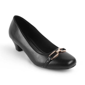 Tresmode Jovin Black Women's Dress Pumps