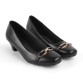 Tresmode Jovin Black Women's Dress Pumps