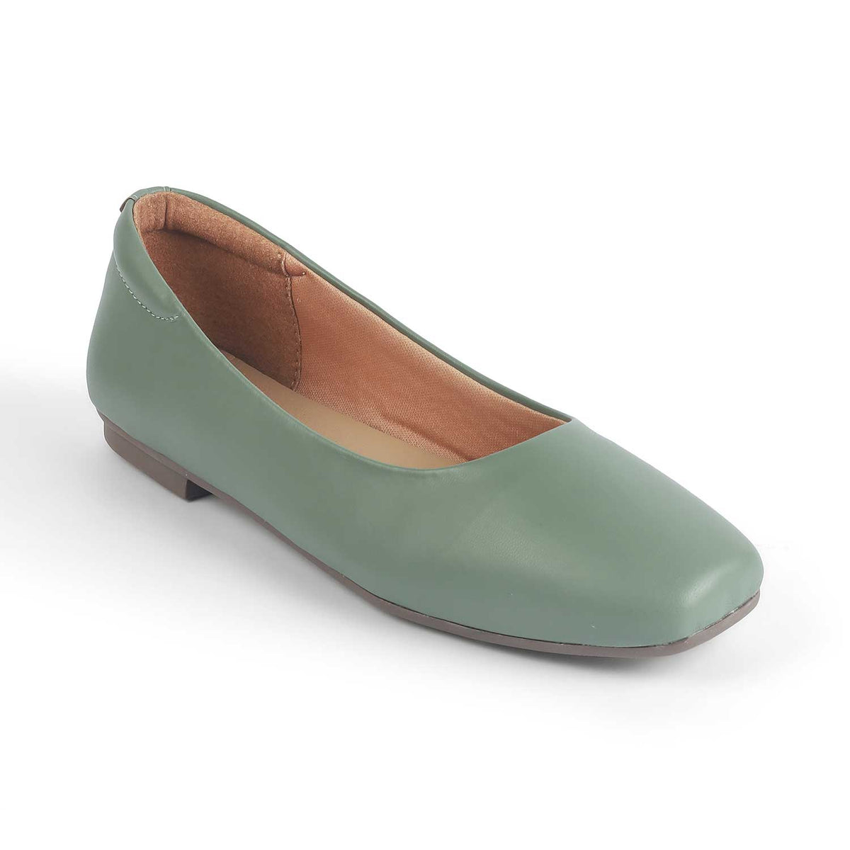 Tresmode Kiesta Green Women's Casual Ballerinas