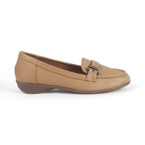 Tresmode Lasi Beige Women's Casual Loafers