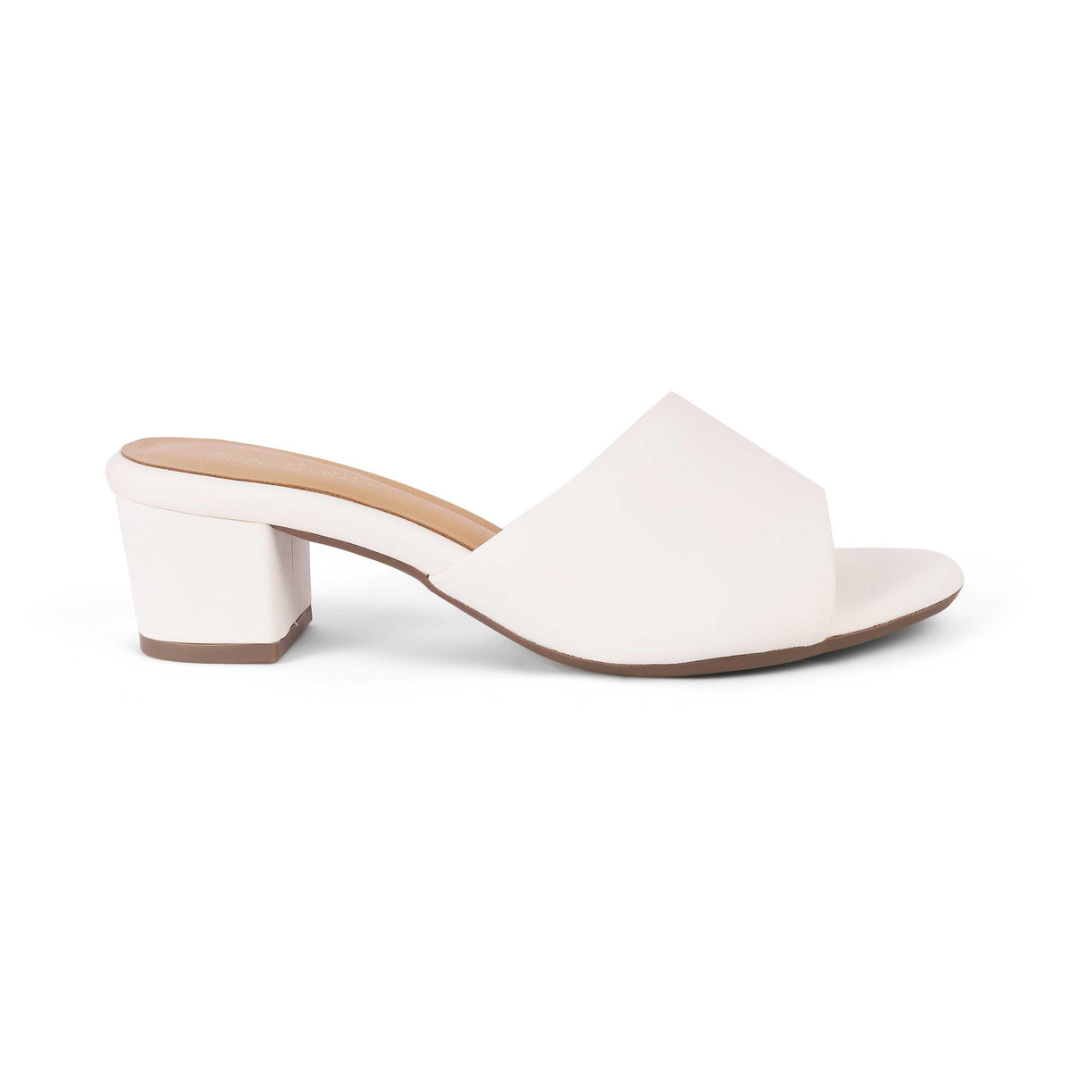 Lismule White Women's Block Heel Sandals Tresmode