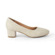 Tresmode Morco Cream Women's Dress Pumps