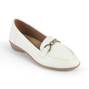 Tresmode Moro White Women's Casual Loafers