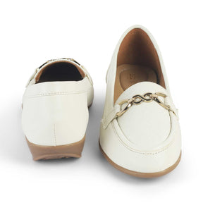 Tresmode Moro White Women's Casual Loafers