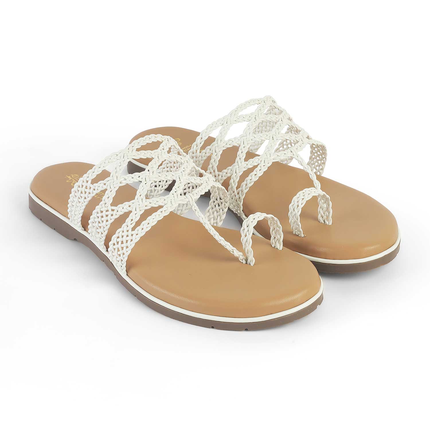 Tresmode Nevis White Women's Casual Flats