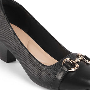 Tresmode Nova Black Women's Dress Pumps